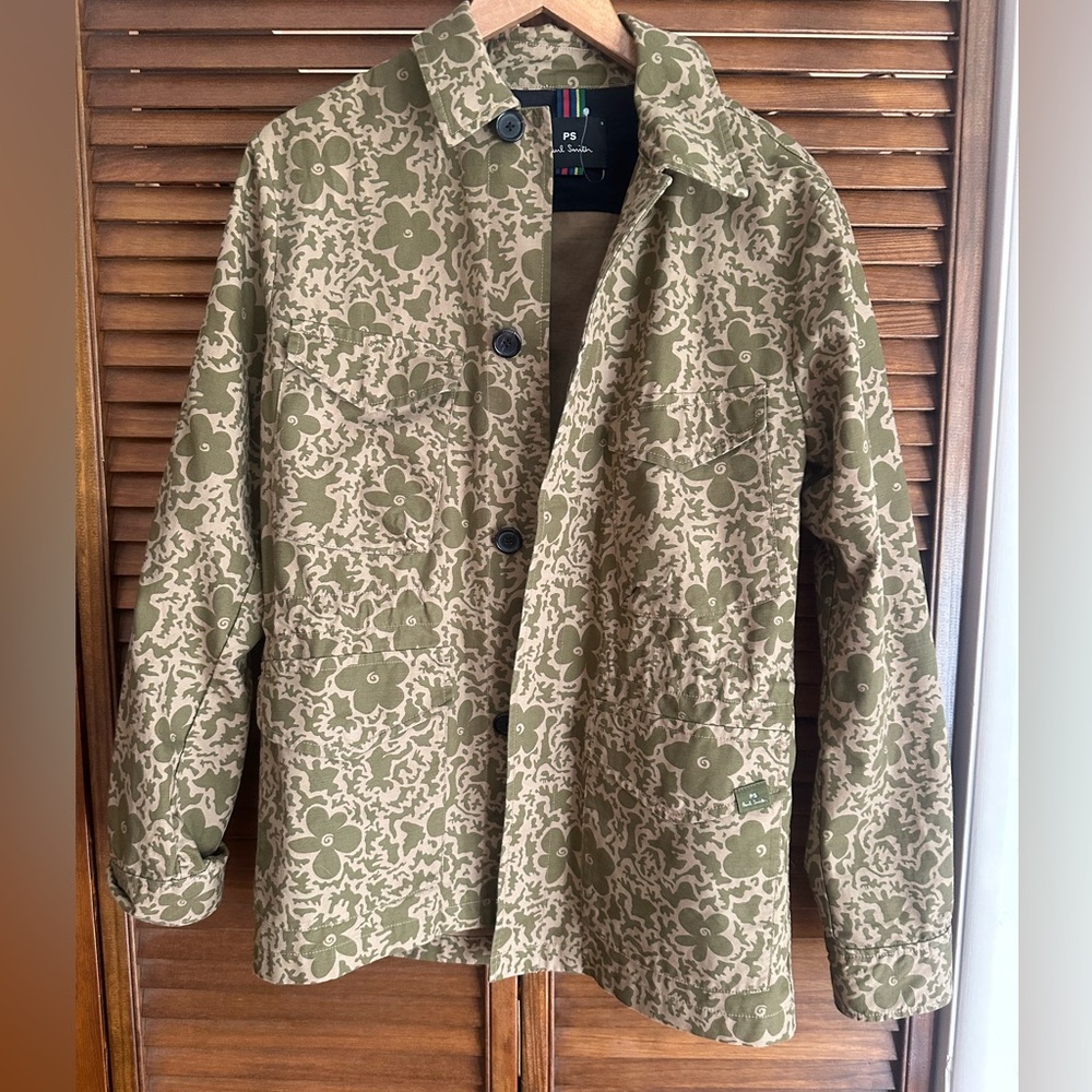 Paul Smith floral military jacket size medium
